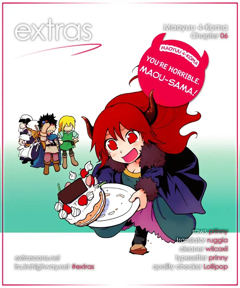 Maoyuu 4-Koma: Youre Horrible, Maou-sama! Chapter 6 1